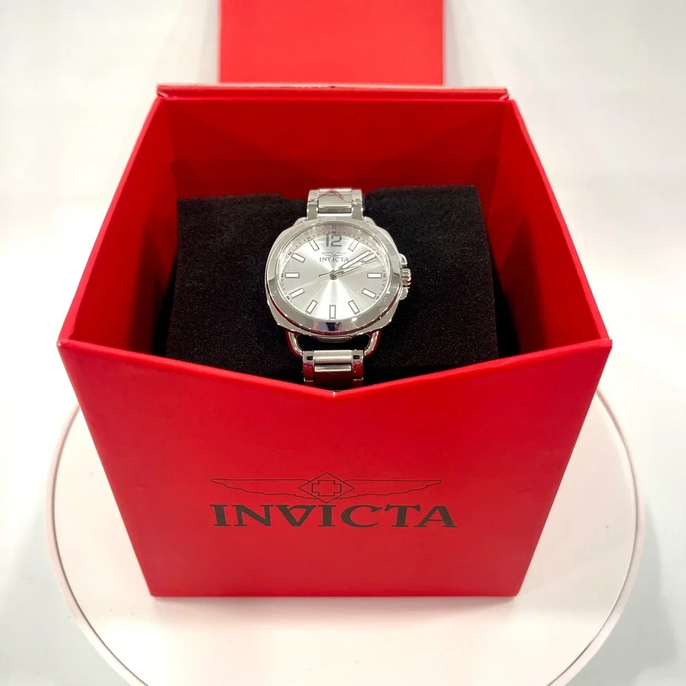 Invicta Wildflower Aria Women Watch 48918 Silver Stainless Steel 32mm New in Box
